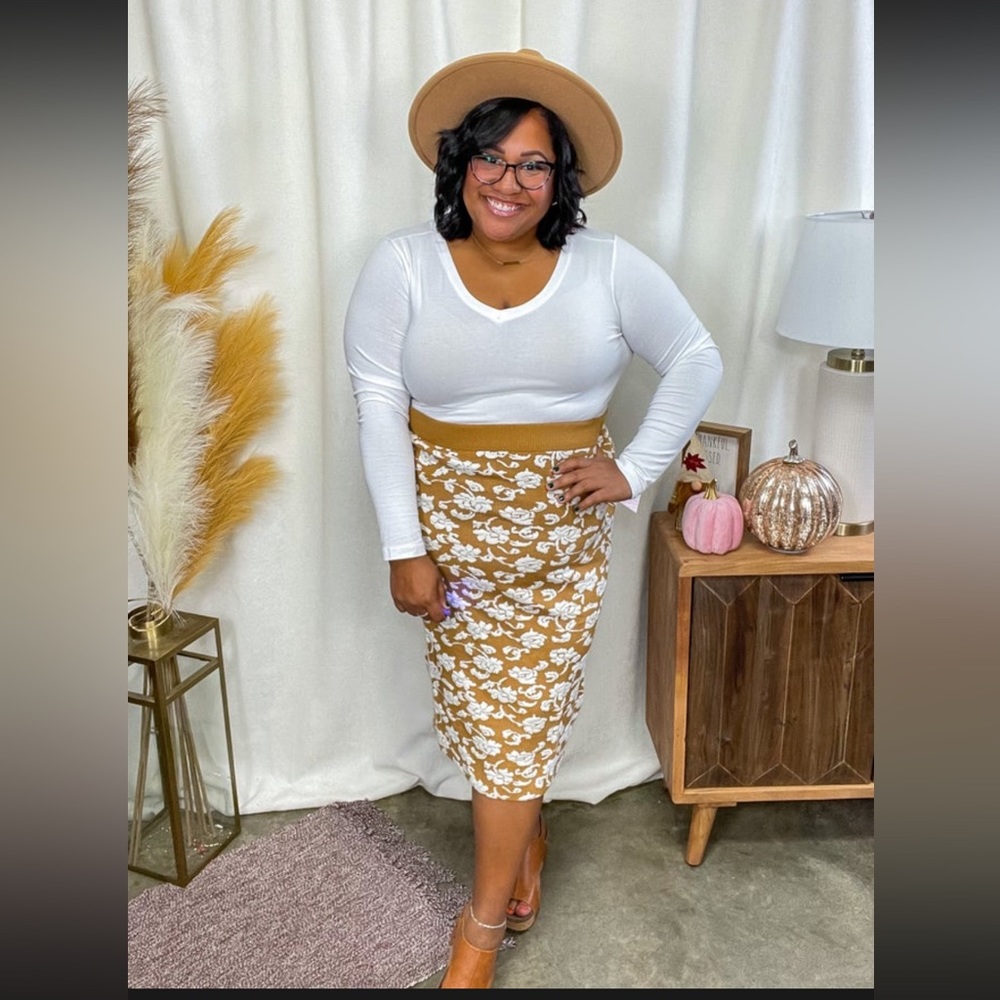 Knit Pencil Skirt